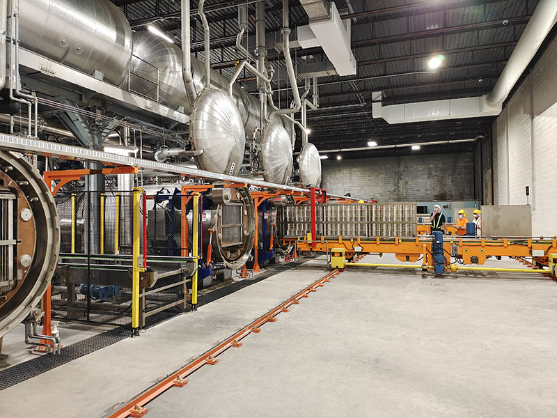 Sterilization System for French Client Canned Vegetable Food Sterilizing