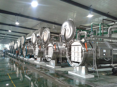 Steam Rotary Retort