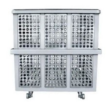 Dedicated basket for Rotary retort