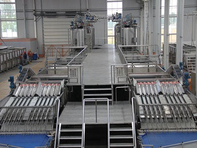 Vertical Continuous Sterilizing System (Crateless)