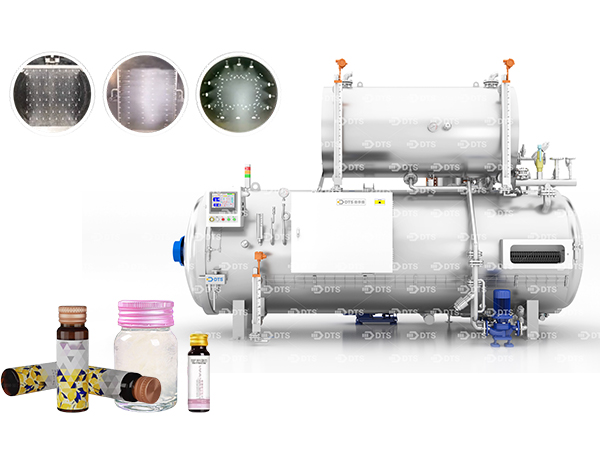 Water Spray Retort for Glass-Bottled Oral Liquid